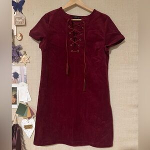 Women’s corduroy dress.
